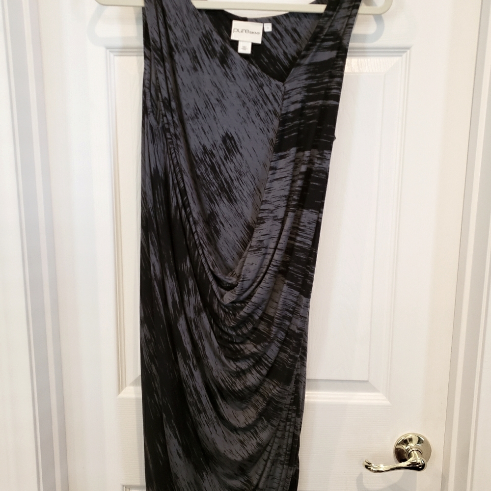 PureDKNY, S, black and grey dress